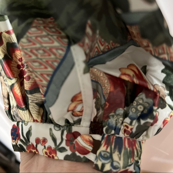 Brook Collection Sabrina Ruffled Floral-Print Taffeta Jacket - Picture 11 of 13